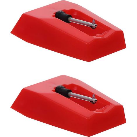 stylets de rechange pour gramophone, stylet diamant, aiguille pour platine vinyle, stylet pour phonographe-1.80X1.10X1.00CM-Red