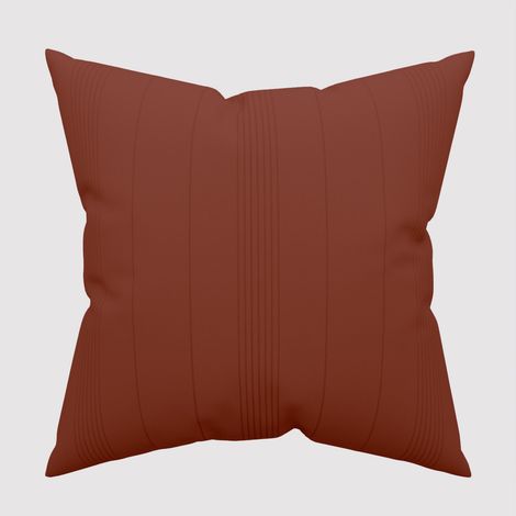 Housse de coussin 60x60 cm ADELE brique, par Soleil d'Ocre (1/2)