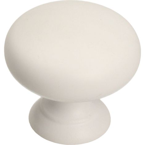 Perilla GN13, tacto suave, color blanco (1/3)