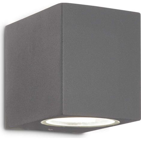 Ideal Lux Up - Applique murale d'extérieur à 1 ampoule anthracite IP44, G9