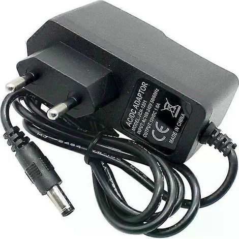 Chargeur pour driver LED 12V 1A AC-DC 100V-240V, adaptateur secteur, convertisseur, transformateur, prise UE 55 mm x 25 mm (1/5)