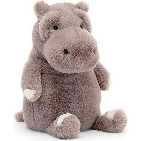 Figurine de collection en peluche Hippopotame Myrtle 37 cm objet décoratif cadeau de collection