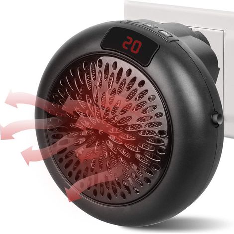 TRADE SHOP - Stufa Elettrica Portatile 900w Wonder Heater Portatile Regolabile Da 15° A 32°c - (1/5)