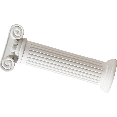 Vase à fleurs en forme de colonne romaine, compatible avec la décoration de fête, 1 pièce, pilier blanc en résine (1/5)