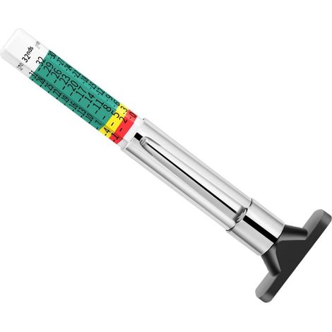 Reifenprofiltiefenmesser mit Farbcodierung, 0-25 mm / 0-1 Zoll (1/5)