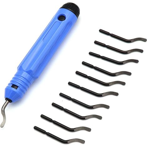 11 PCS ebavureur multicouche ebavureur burr squeegee deburring tool ebavureur cuivre outil rotatif (1/5)