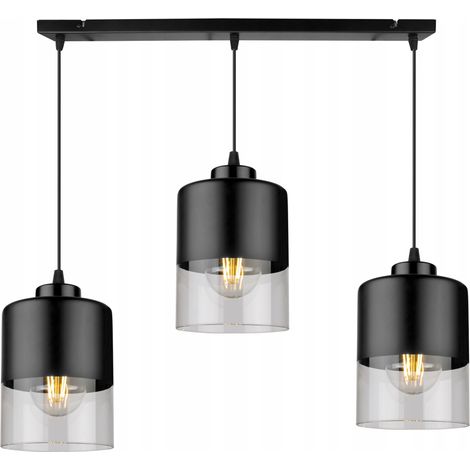 Lustre moderne en verre, suspension de plafond (1/5)