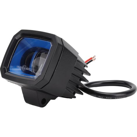 Phare d'avertissement LED pour chariot élévateur, 6000K, haute luminosité, alliage d'aluminium, 12V CC, bleu (1/5)