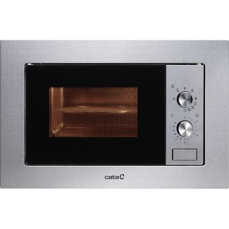 Microondas Integrable 20L 800W con Grill 100W CATA MC-20 IX Inox (1/2)