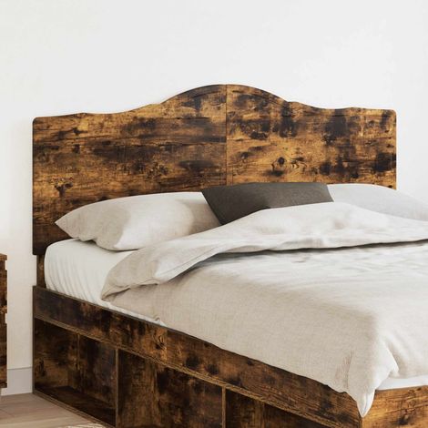 Kopfteil Geräucherte Eiche Holzwerkstoff