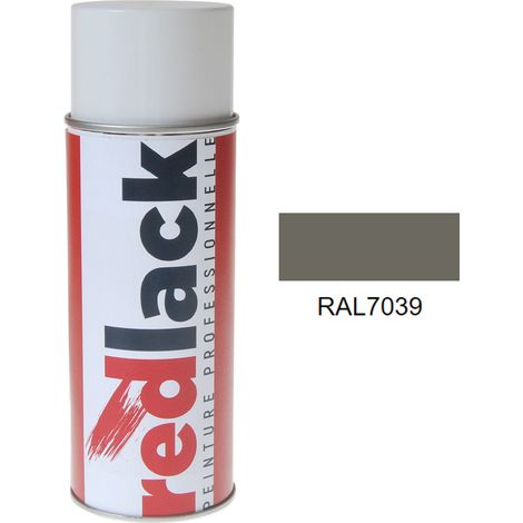 Pintura spray 400 ml – RAL 7039 Satinado – Gris cuarzo – ideal para múltiples superficies – Redlack