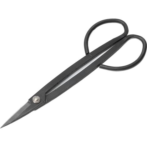 Cisaille de jardin pour branches fines, coupe-fil aluminium, sécateur à feuilles, ciseaux à bonsaï noir, pinces pour buis et pins noirs (1/5)