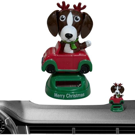 Figurines de Tableau de Bord Animal Drôle à Tête Secouante Décorations pour chien, accessoires d'intérieur auto Pour véhicule camion intérieur maison bureau cuisine salon (1/5)