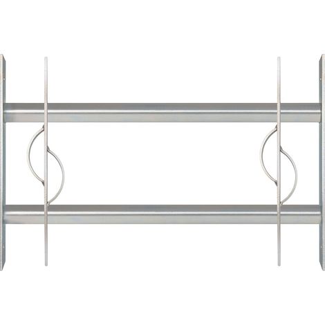 GAH-Alberts 563585 Inferriata per finestre Secorino Style estendibile per finestre esterne griglia antieffrazione zincata blu 300 x 500-650 mm (1/5)