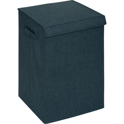Cesto portabiancheria colorama blu 74l - 5five (1/4)