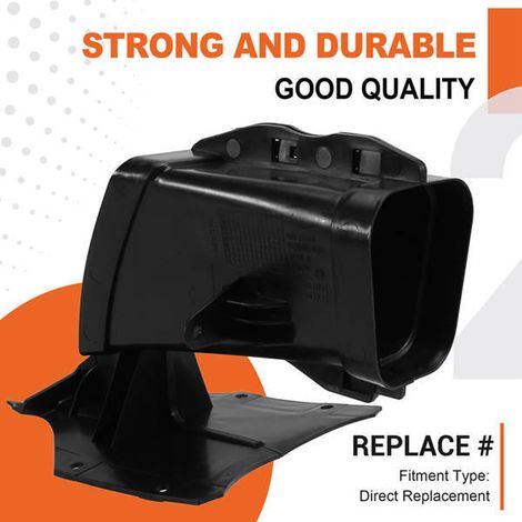 Suitable for the front and central sections of the intake ventilation duct of BMW S1000RR and M1000RR from 2019 to 2025.
