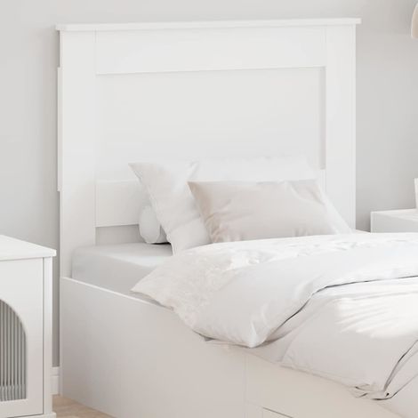 Headboard with Headboard White 75 cm Engineered Wood vidaXL (1/5)