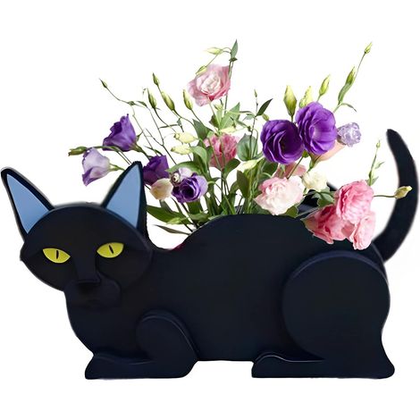 Goldener, hundeförmiger Blumentopf, Gartenblumentopf, Geburtstagsgeschenk für Frauen, Blumentopf für den Außenbereich