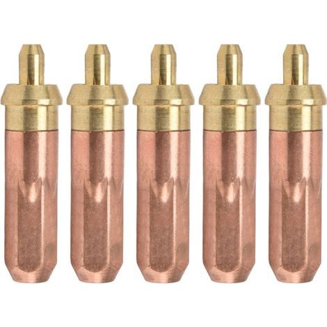 5 pièces buses de coupage acétylène pour chalumeau soudage accessoire kit outil G01‑300 4