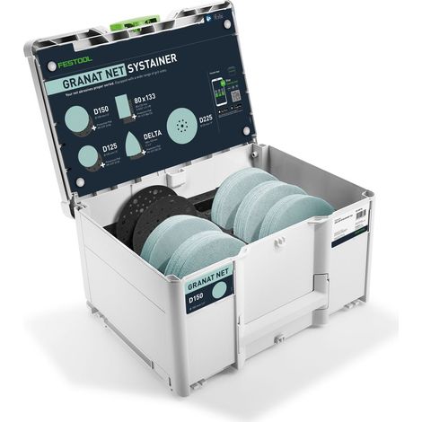 Festool Schleifmittel-Systainer³ Granat Net D150 GR NET SYS (1/4)