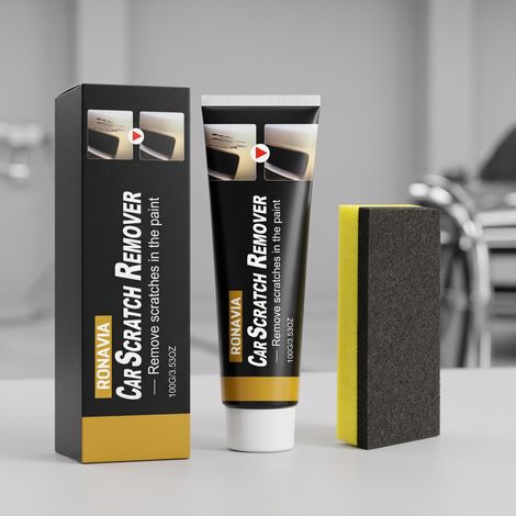 Car scratch care cream for paint scratches, car paint repair, and daily maintenance -- Care cream 100g + sponge1 -- BIEMMEDUE (1/5)