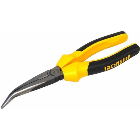 Pince téléphonique Ironside 121-375, 200 mm, poignée bi-matière, noir/jaune/gris-argent (1/2)
