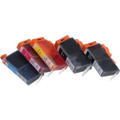 Druckerpatrone Klarer Druck ohne Verblassen Ersatzpatrone für Photosmart C6380 BK PBK