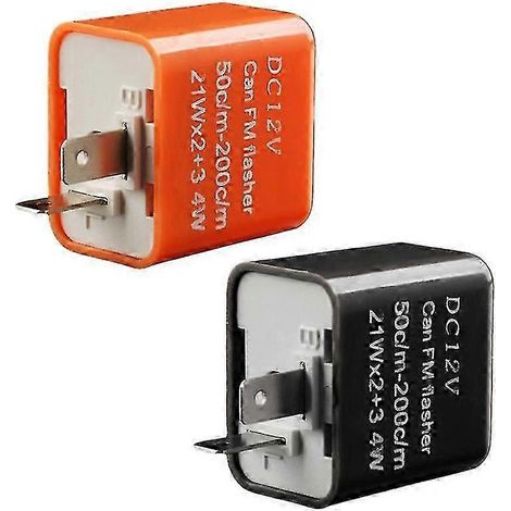 Neues 12V 2-Pin Motorrad-Blinkerrelais mit einstellbarer LED-Blinkfunktion und Hyperblinkfunktion (SZRH AS)