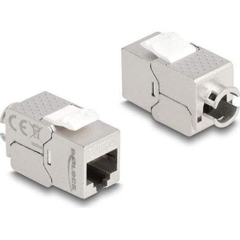 Delock keystone modulorj45 hembra a lsa cat.6a slim (1/3)