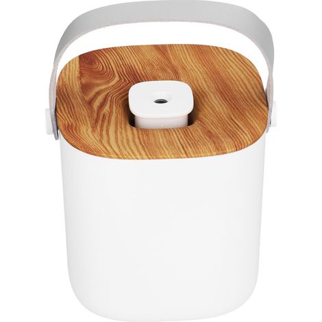 Tragbarer 600-ml-Luftbefeuchter, Nano-Nebelzerstäuber, Holzmodell fürs Büro, USB-aufladbar mit eingebautem Akku. (1/5)