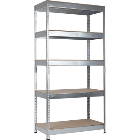Schulte Steck- Schwerlastregal 200x100x50cm mit 5 Böden 300kg Fachlast
