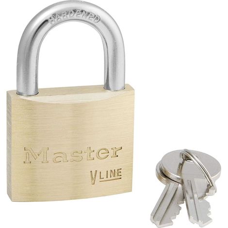 Master Lock 4140KA-4232 V Line Brass 40mm Padlock - Keyed Alike 4232 MLK4140KA2 (1/4)