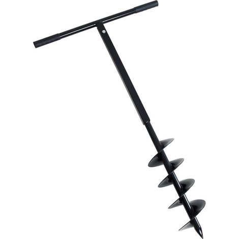 Erdlochbohrer Erdbohrer Handbohrer 150 mm Bohrer Pfahlbohrer Brunnenbohrer (1/5)