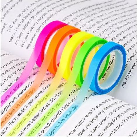 Étiquettes pour livres. notes adhésives transparentes. étiquettes pour notes (1/5)