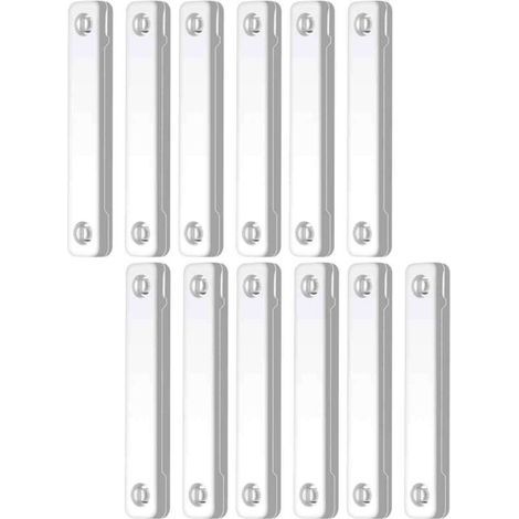 12-teiliges magnetisches Befestigungsset für Fliegengitter. Magnetische Moskitonetze. Selbstklebendes Zubehör für Moskitonetze. Für Küche, Balkon und Wohnzimmer.