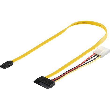 Cavo dati PC, 1,5 Gbit/s/3 Gbit/s/6 Gbit/s, Spina SATA Standard   Spina SATA L-Type. (1/2)