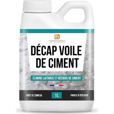 Décapant voile Ciment - Décap ciment - 1 L - Harmony Béton (1/2)