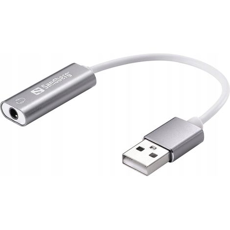 Adattatore convertitore USB per cuffie Sandberg 134-13 (1/2)