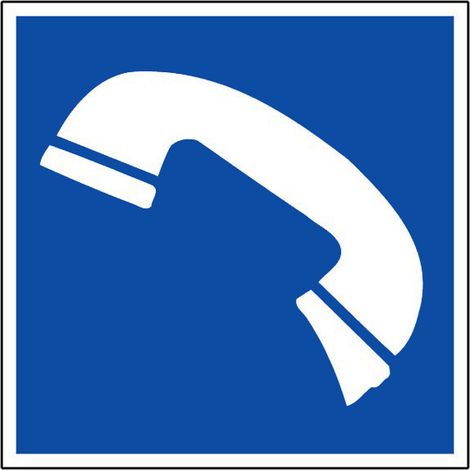 Panneau Téléphone - Rigide 200x200mm - 4220154
