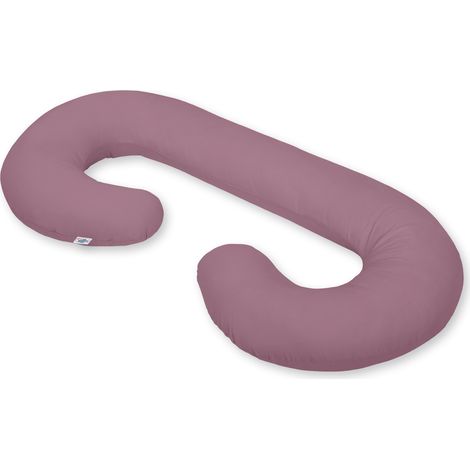 Almohada de embarazo tipo C, funda extraíble para embarazadas, para lactancia - rosa retro (1/4)
