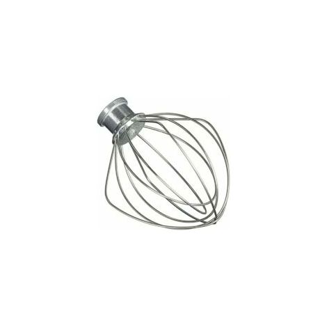 Schneebesen aus Edelstahl, kompatibel mit KitchenAid K45WW, KSM150, KSM160, K45 und KSM90 Küchenmaschinen-Aufsatz – Crezuo
