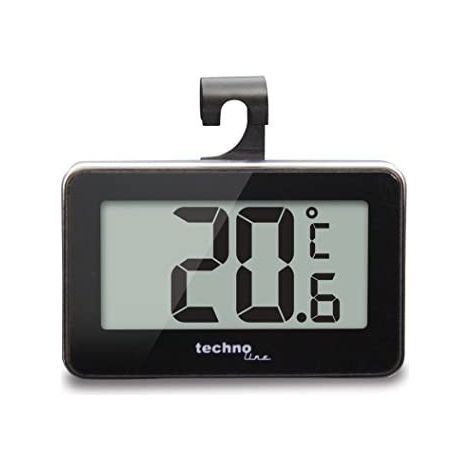 Technoline WS 7012 - Termómetro para nevera, color negro y plateado (1/4)