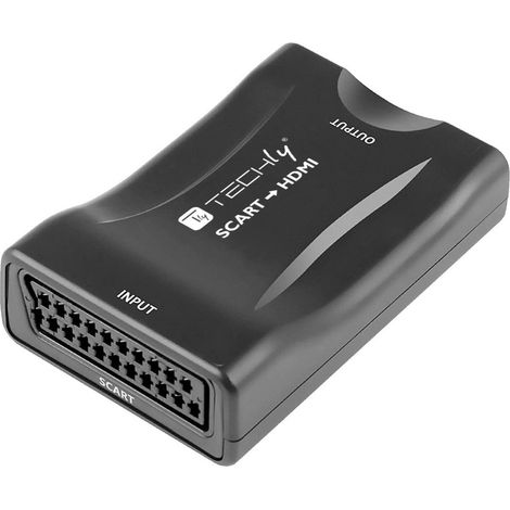 Techly IDATA SCART-HDMI3 convertidor de señal de vídeo 1920 x 1080 Pixeles