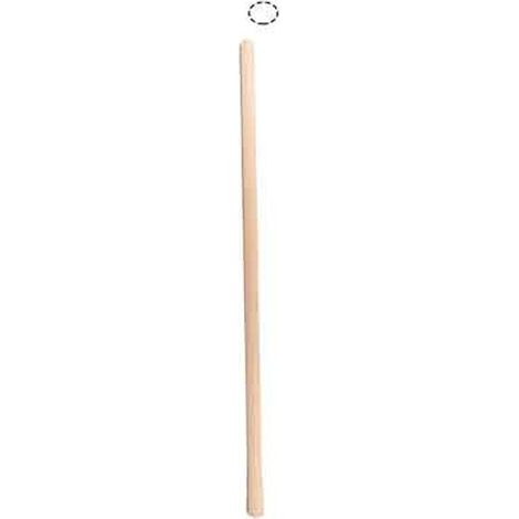 MANICO IN LEGNO PER ZAPPA OCCHIO OVALE 43x32 mm - 120 cm Q.TA 10