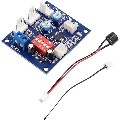 Contrôle du ventilateur PWM, DC 12V, 4 fils, thermostat PWM, régulateur de vitesse, module de capteurs PC, réglage de la température (1/5)