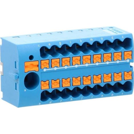 Phoenix PTFIX 6/18X2,5-NS35A Bloque de distribución azul