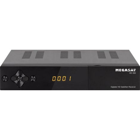 MegaSat HD 350 Ricevitore satellitare HD Adatto per cavo singolo, USB anteriore Numero di sintonizzatori: 1 (1/3)