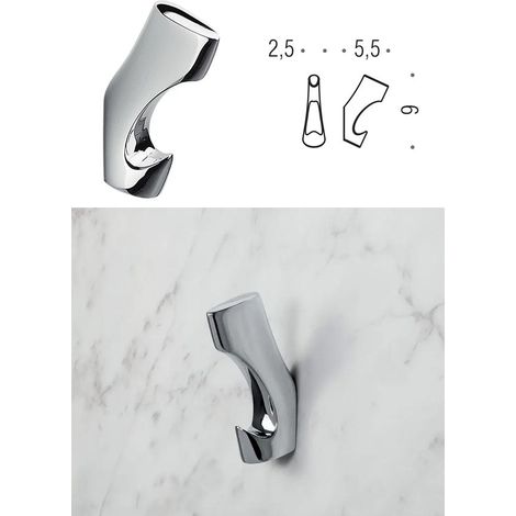 COLOMBO DESIGN Land appendi abiti cromato codice prod: BCD77-CR (1/3)