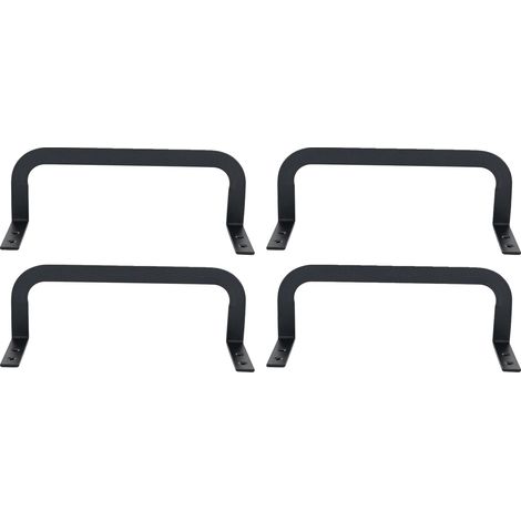Soporte para colchón, diseño antideslizante, construcción de hierro duradera, color negro. (1/2)