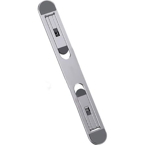 Élévateur pour ordinateur portable - Support pliable pour ordinateur portable - Hauteur réglable - Dissipation de la chaleur invisible - Pieds antidérapants - Ergonomique (1/5)